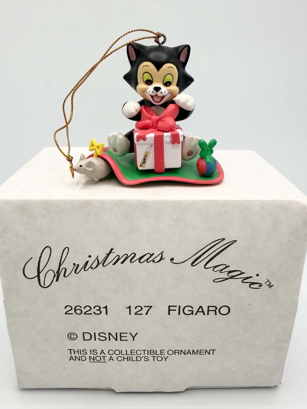 Disney's Grolier Figaro 127 Christmas Ornament